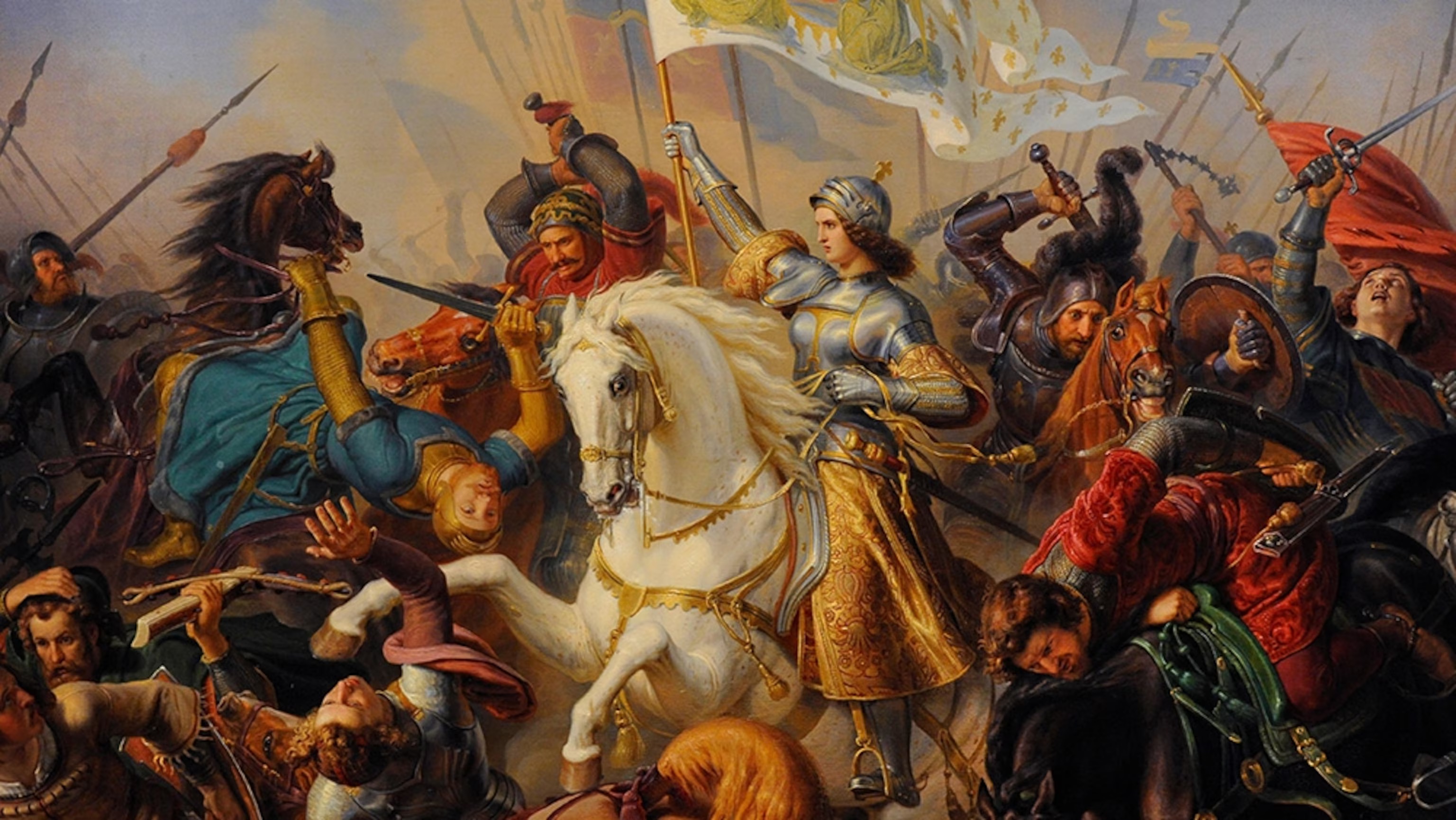 Dziewica Orleańska Św. Joanna d'Arc Patronka żołnierzy i Francji